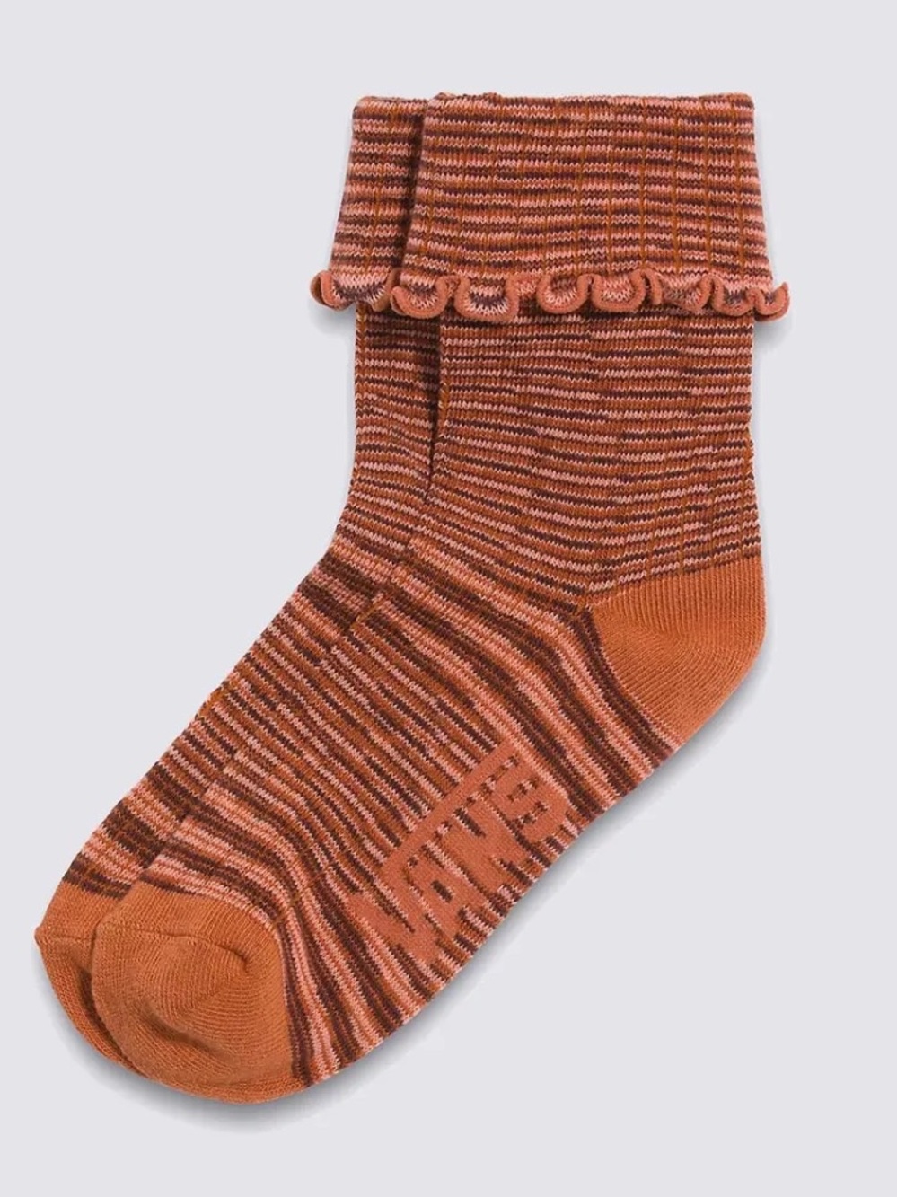 VANS Ruston Ruffle Crew Socks - Auburn